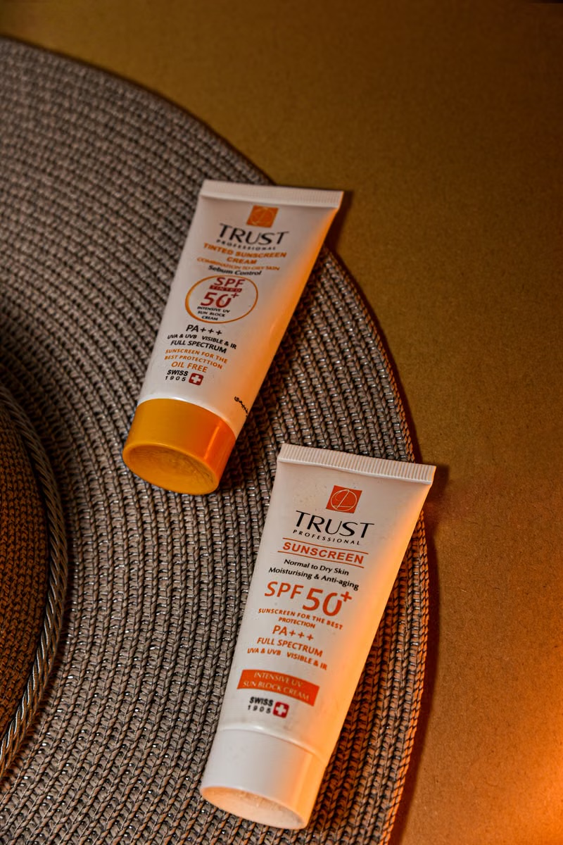 Sunscreen product displayed for a vertical commerce video